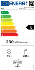 Beko Kombinirani hladnjak RCSA330K40WN