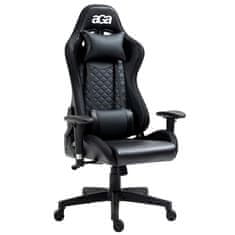 Aga Gaming stolica s RGB osvjetljenjem Crna