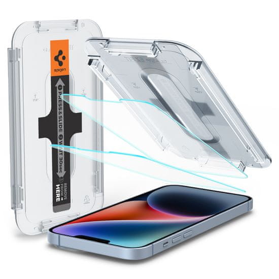 Spigen EZ Fit zaštitno staklo, za iPhone 16e/14/13/13 Pro