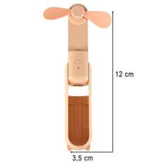 MG Folding Fan ventilator, ružičasta