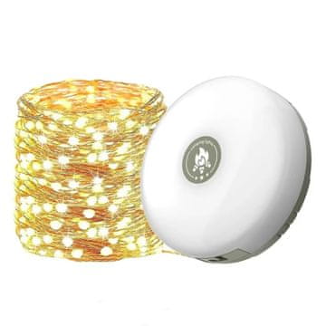 HOME & MARKER® Kamping LED rasvjeta 10m s punjivom baterijom, vodootporna i prijenosna | GLOWTREK