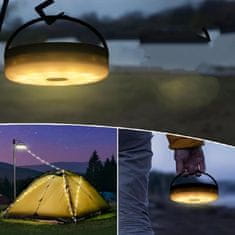 HOME & MARKER® Kamping LED rasvjeta 10m s punjivom baterijom, vodootporna i prijenosna | GLOWTREK