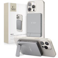 Tech-protect PB14 LifeMag MagSafe Power Bank 5000mAh, siva