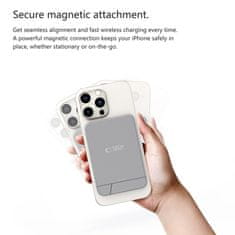 Tech-protect PB15 LifeMag MagSafe Power Bank 10000mAh, siva