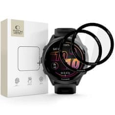 Tech-protect Glass Flex 2x zaštitno staklo za Garmin Forerunner 970 / 570 (47mm), crno
