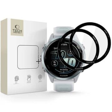Tech-protect Glass Flex 2x zaštitno staklo za Garmin Forerunner 570 (42mm), crno
