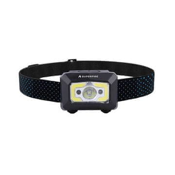 Superfire Naglavna svjetiljka Superfire X30, 340 lm, USB, 5 načina