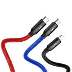 BASEUS Baseus 3U1 Kabel Usb-C Na Lightning Micro 3A Za Telefone S Brzim...