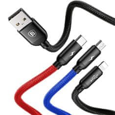 BASEUS Baseus 3U1 Kabel Usb-C Na Lightning Micro 3A Za Telefone S Brzim...
