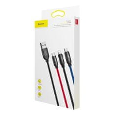 BASEUS Baseus 3U1 Kabel Usb-C Na Lightning Micro 3A Za Telefone S Brzim...