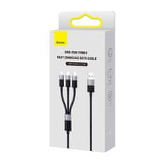 BASEUS Baseus 3-U-1 Kabel Usb-C Micro Usb Na Lightning Za Mobilne Telefone 3,5 A 1,2 M