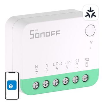 Sonoff Sonoff MINIR4M Matter pametni WiFi mini prekidač (HomeKit, SmartThings, Kućni asistent).