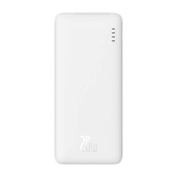 BASEUS Powerbank Baseus Airpow 10000mAh 20W bijeli - brzi punjač za pametne uređaje
