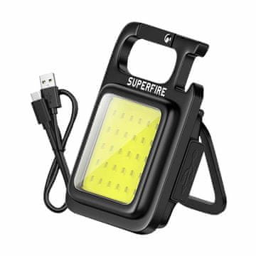 Superfire Superfire Ručna Svjetiljka Za Kampiranje, Biciklističko Planinarenje 600Lm Usb-C