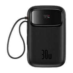 BASEUS Powerbank Baseus QPow 2 10000mAh 30W 2xUSB-C (crni) - Brzo punjenje i sigurnost uređaja