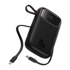 BASEUS Powerbank Baseus QPow 2 10000mAh 30W 2xUSB-C (crni) - Brzo punjenje i sigurnost uređaja