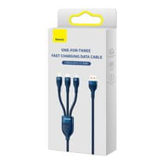 BASEUS Baseus 3-U-1 Kabel Usb-C Micro Usb Na Lightning Na Magsafe 66W 1.2M Set