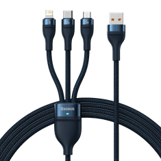 BASEUS Baseus 3-U-1 Kabel Usb-C Micro Usb Na Lightning Na Magsafe 66W 1.2M Set