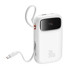 BASEUS Powerbank Baseus QPow 2 10000mAh 30W USB-C (bijeli) - Brzo punjenje i visoka kapacitet