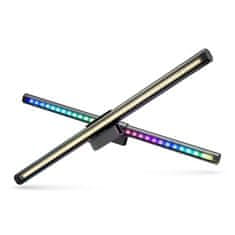 Blitzwolf RGB Lampa za Monitor Blitzwolf BW-CML2, Crna, 2700K-6500K, 15 Modova Svijetlosti