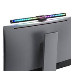 Blitzwolf RGB Lampa za Monitor Blitzwolf BW-CML2, Crna, 2700K-6500K, 15 Modova Svijetlosti
