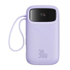 BASEUS Powerbank Baseus QPow 2, 20000mAh, 30W, 2xUSB-C, ljubičasti, brzina punjenja 57% za 30 minuta