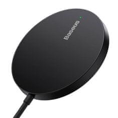 BASEUS Magnetna indukcijska punjač Baseus Simple Mini 3, 15W, crni, za iPhone 12/13/14