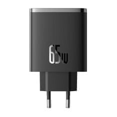 BASEUS Baseus OS-Cube Pro punjač 2xUSB-C + USB, 65W (crni) - brzo i sigurno punjenje