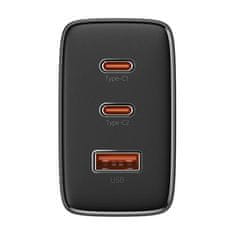 BASEUS Baseus OS-Cube Pro punjač 2xUSB-C + USB, 65W (crni) - brzo i sigurno punjenje