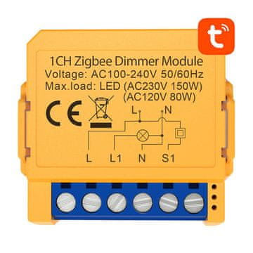 Avatto Avatto Prekidač Zdms16-2 Za Tuya Zigbee Bežično Daljinsko Upravljanje