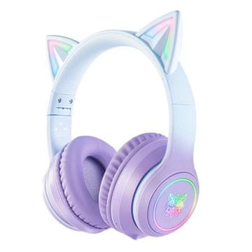 Onikuma Gaming slušalice ONIKUMA B90, Bluetooth, plavo/roza