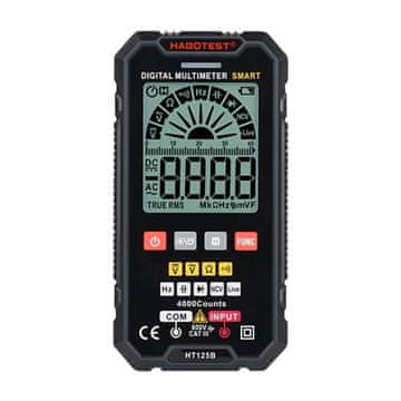 Habotest Digitalni univerzalni multimetar Habotest HT125B s LED svjetlom i praktičnim dizajnom