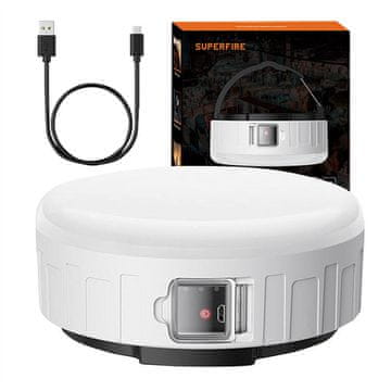 Superfire Superfire Kamperska Svjetiljka T25 400Lm Za Kampiranje I Putovanja Led S Usb Napajanjem