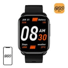 QCY Pametni sat QCY WATCH GS - Visokokvalitetni TFT HD ekran, monitor zdravlja, IPX8 vodootporan