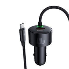Mcdodo Mcdodo CC-0370 automobilski punjač, USB-C i Lightning, 120W, s ugrađenim kabelima