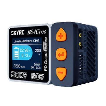 SkyRC Punjač SkyRC B6AC Neo - kompaktna snaga 200W (DC) / 60W (AC) s GaN tehnologijom