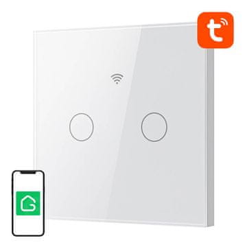 Gosund Pametni dodirni WiFi prekidač za svjetlo Gosund SLS2 (opcionalno N, dvostruki) Tuya
