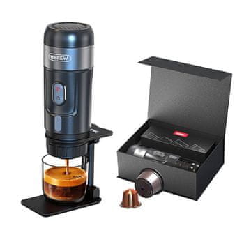 HiBREW Prijenosni Espresso aparat 3u1 HiBREW H4A s etui, 80W, 15 bar, za kavu u kapsulama i mljevenu kavu