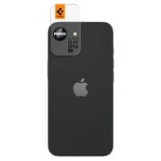 Spigen EZ Fit Optik Pro zaštitno staklo za kameru, za iPhone 16e, crno, 2/1 (AGL09279)