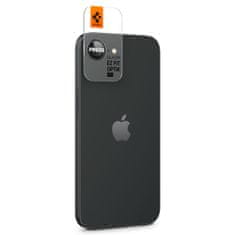 Spigen EZ Fit Optik Pro zaštitno staklo za kameru, za iPhone 16e, crno, 2/1 (AGL09279)