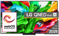 LG QNED86 MiniLED TV, 4K, 190 cm (75QNED86A3A.AEU)