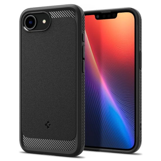 Spigen Robusna Armor MagSafe maska za iPhone 16e, mat crna (ACS09152)