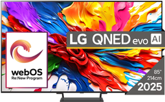 LG QNED evo AI TV, 4K, 215 cm (85QNED93A6A.AEUQ)