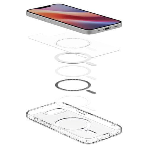  Spigen Ultra Hybrid MagSafe ovitek za iPhone 16e, bel 
