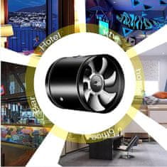 HOME & MARKER® Snažan ispušni ventilator 10/15 cm, tihi rad 40 dB, visoki protok zraka za kuhinju i kupaonicu | VENTORIS 150mmx150mm