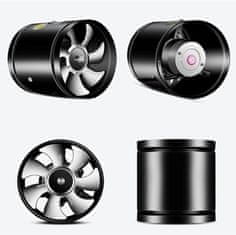 HOME & MARKER® Snažan ispušni ventilator 10/15 cm, tihi rad 40 dB, visoki protok zraka za kuhinju i kupaonicu | VENTORIS 150mmx150mm