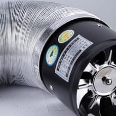 HOME & MARKER® Snažan ispušni ventilator 10/15 cm, tihi rad 40 dB, visoki protok zraka za kuhinju i kupaonicu | VENTORIS 150mmx150mm