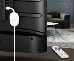 Thomson 150 Go Cast multimedijski player, 4K, Google TV, WiFi, BT, Chromecast, daljinski upravljač, bijela