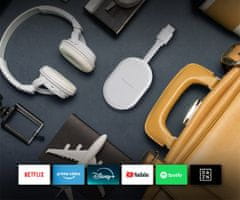 Thomson 150 Go Cast multimedijski player, 4K, Google TV, WiFi, BT, Chromecast, daljinski upravljač, bijela