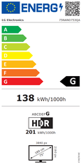 LG Nanocell TV, LCD, 189 cm, UHD (75NANO753QA)